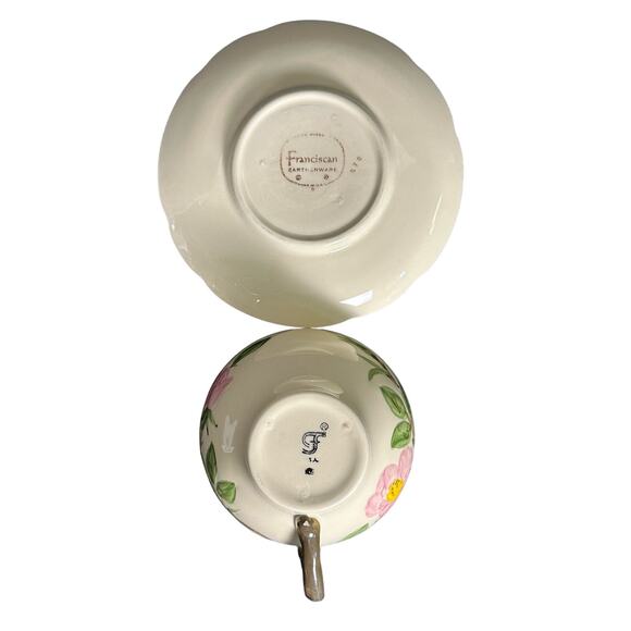 Franciscan Desert Rose Vintage Cup and Saucer Set - Picture 4 of 7